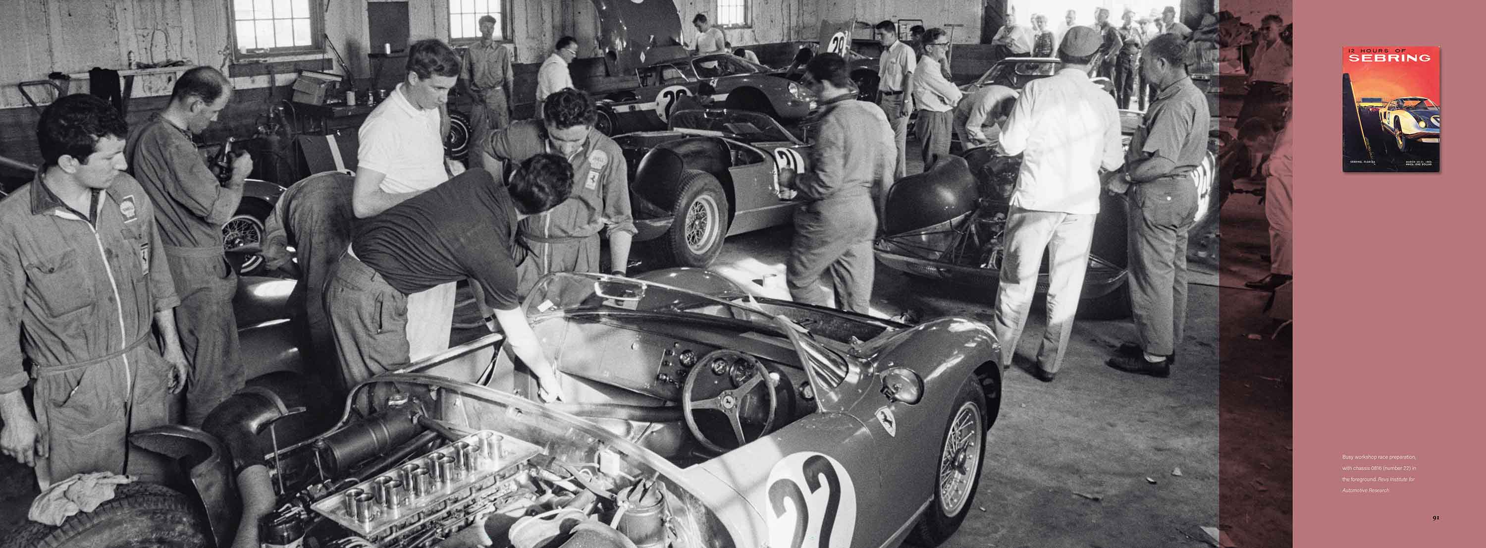 275 P chassis 0816 in workshop