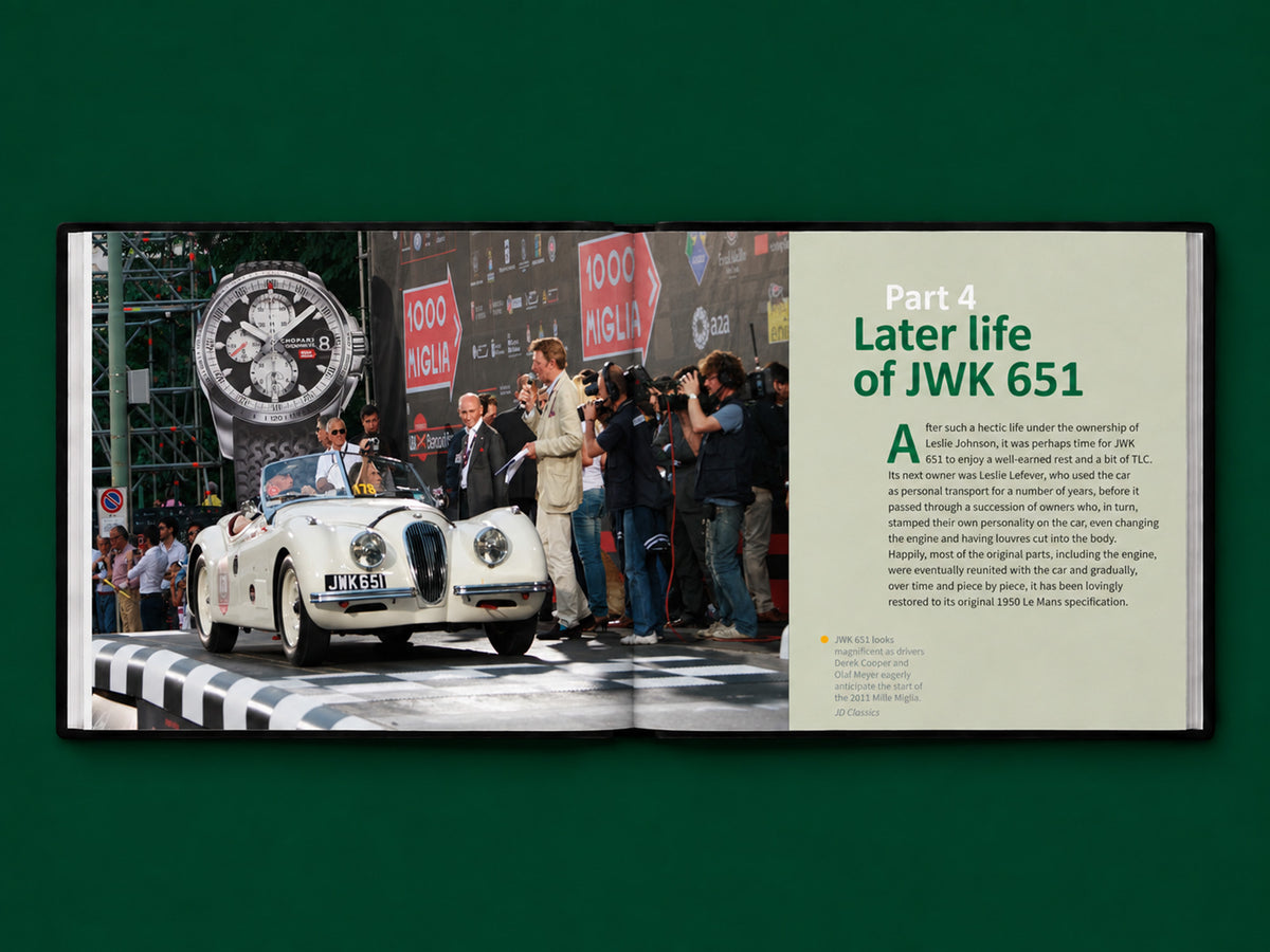 Jaguar XK 120 - The remarkable history of JWK 651