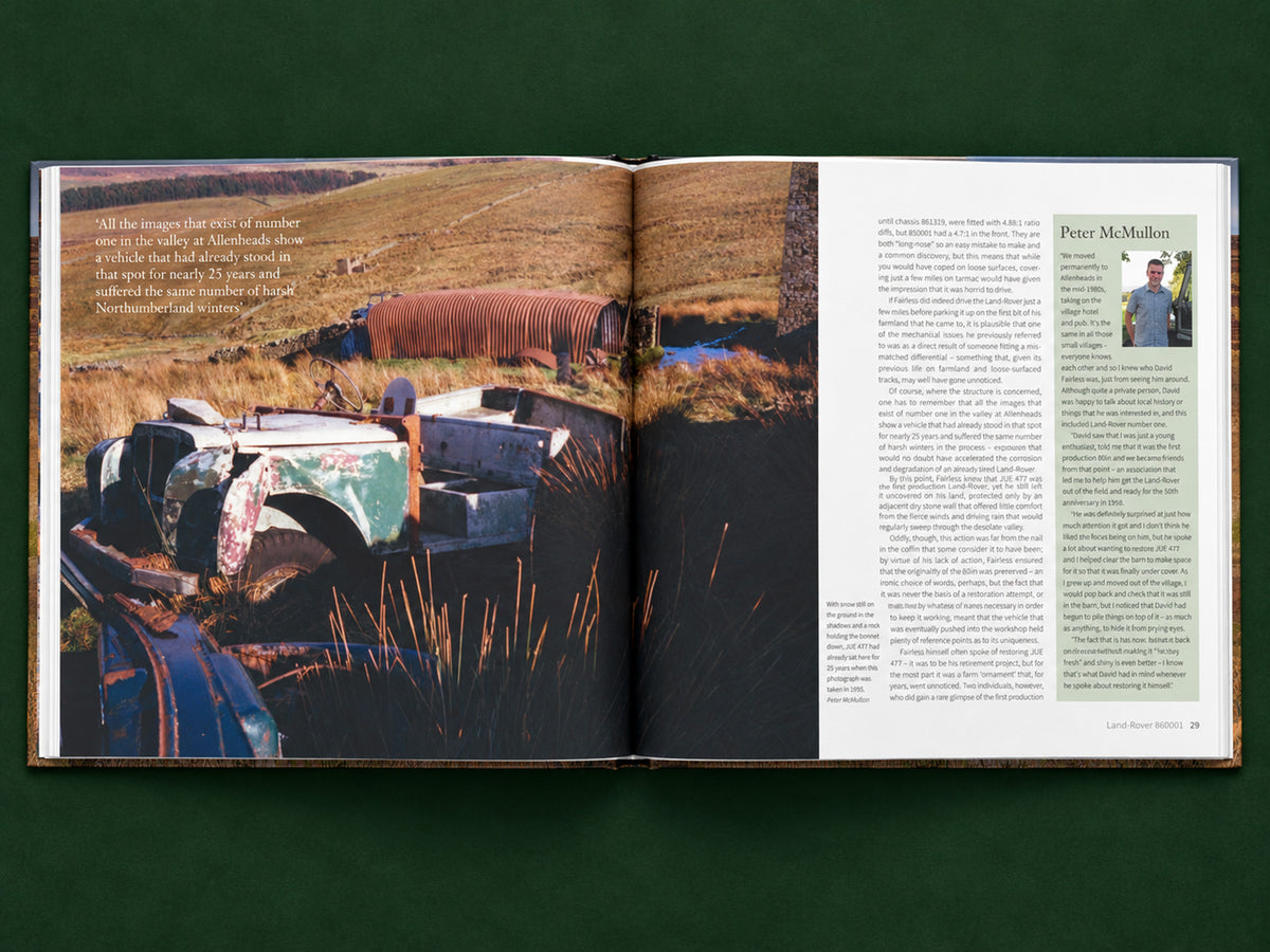 JUE 477 - The world’s first production Land-Rover (history and restoration)