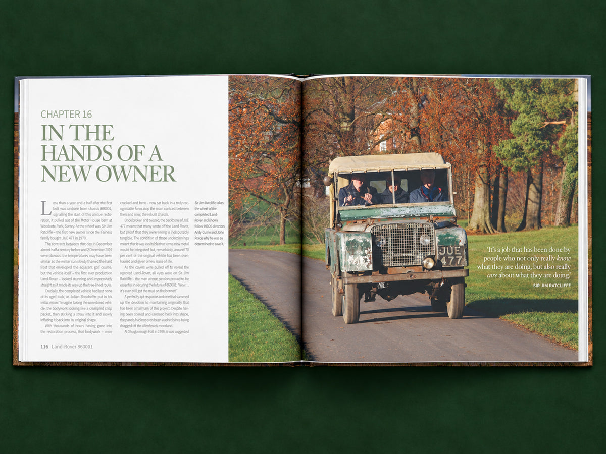 JUE 477 - The world’s first production Land-Rover (history and restoration)