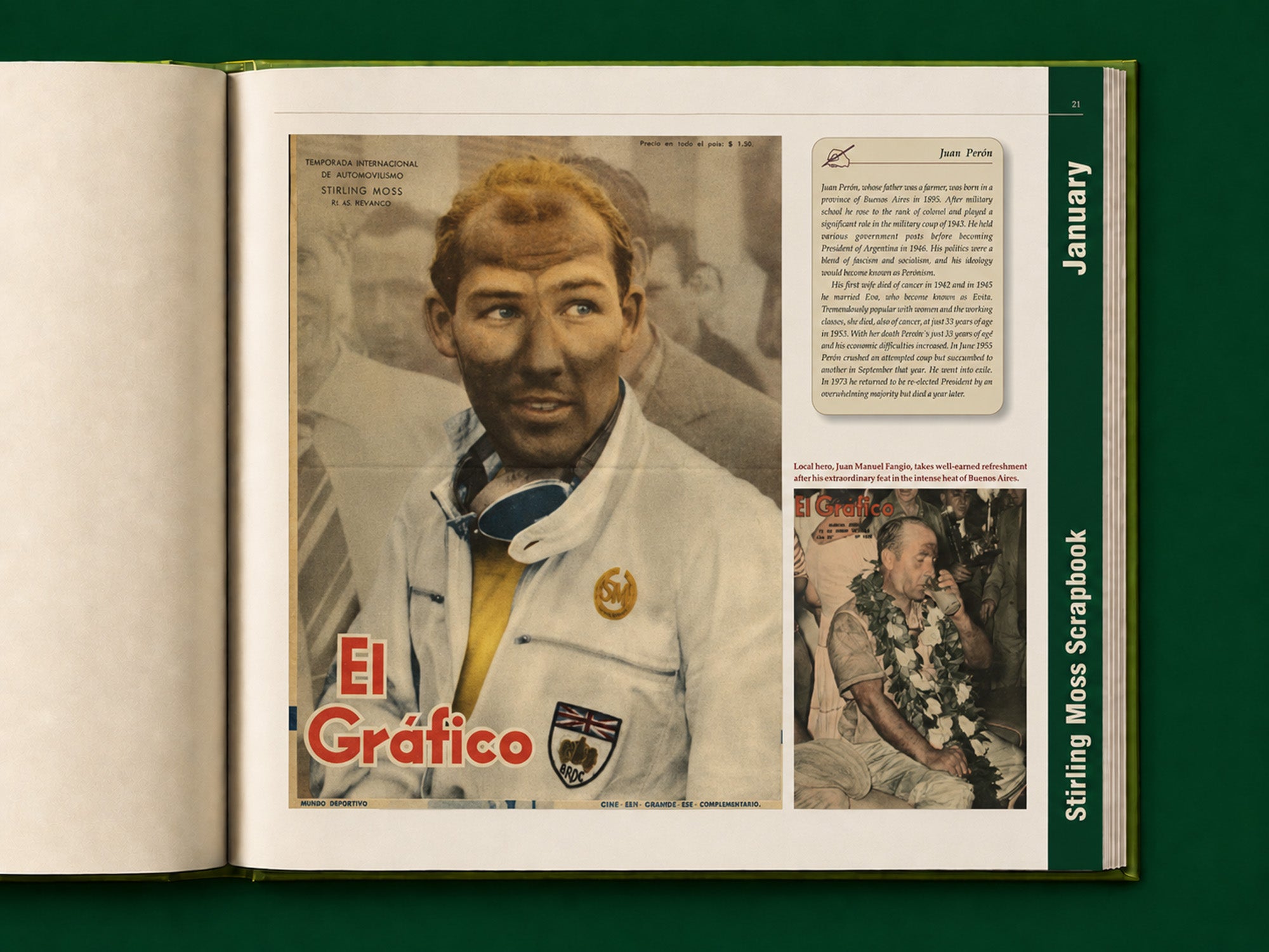 Stirling Moss Scrapbook 1955