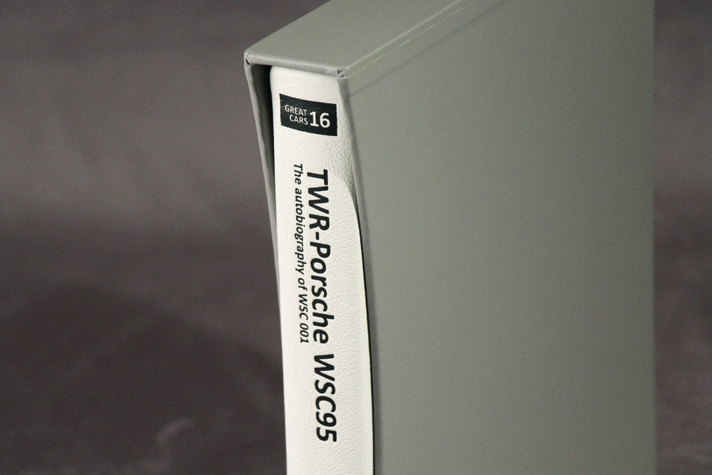 Detail of leather on TWR Porsche