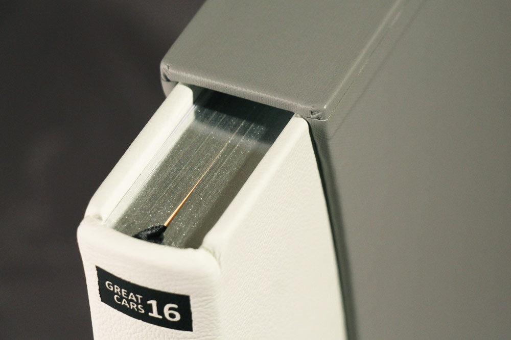 Silver gilt edges of leatherbound special edition