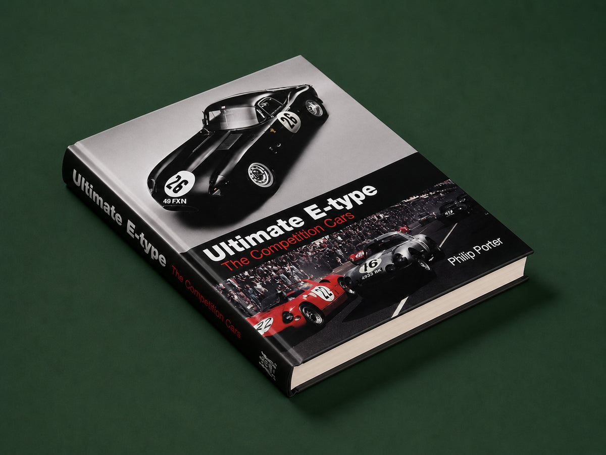 Ultimate E-type – the Competition Cars - Signed by Peter Sutcliffe