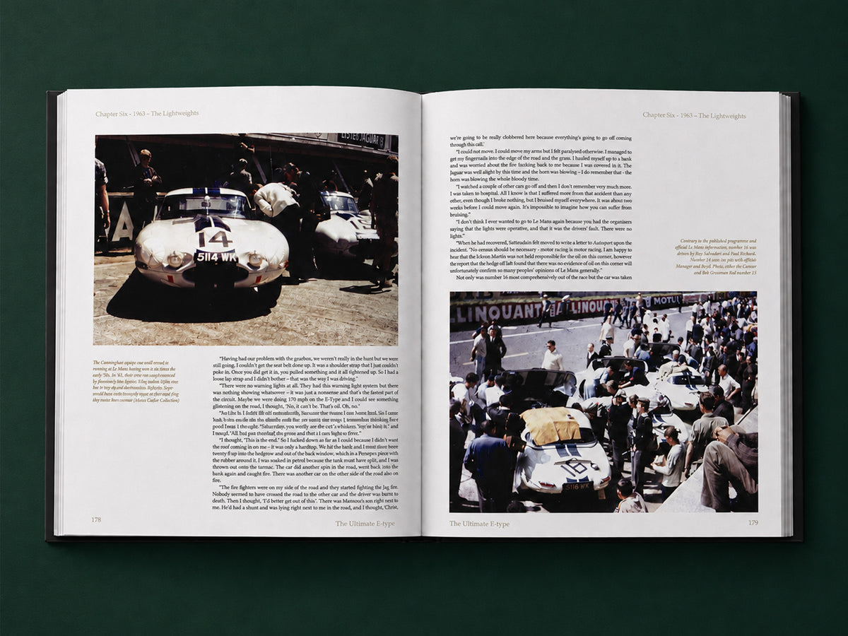 Ultimate E-type – the Competition Cars - Signed by Peter Sutcliffe