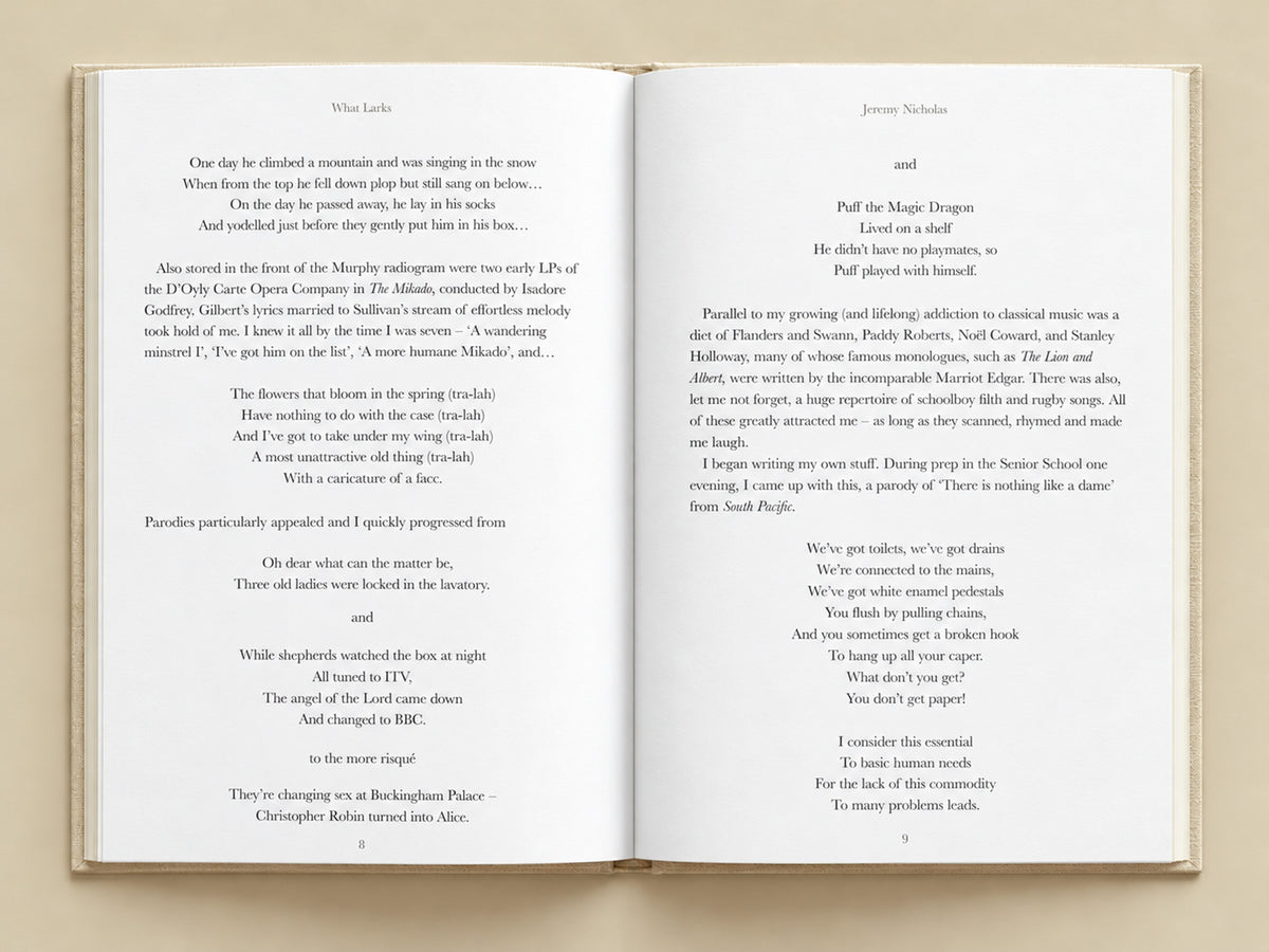 What Larks - Collected light verse and lyrics