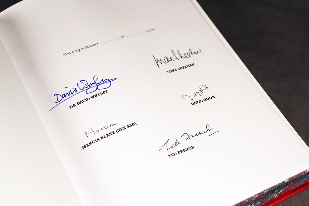 Austin J40 pedal car signature page