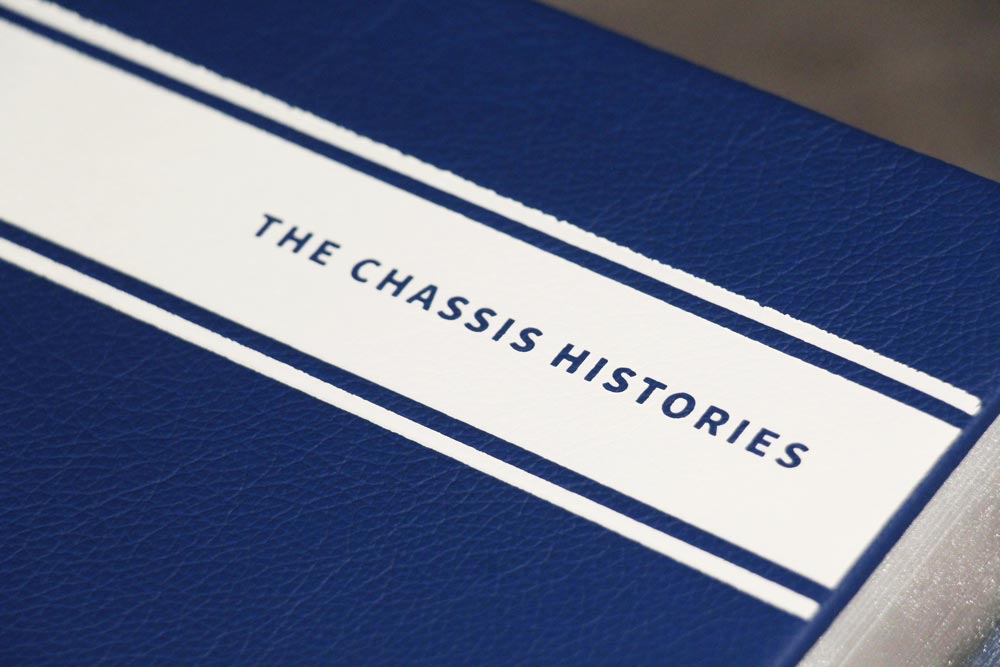 Binding detail on Ford GT40 Volume 1