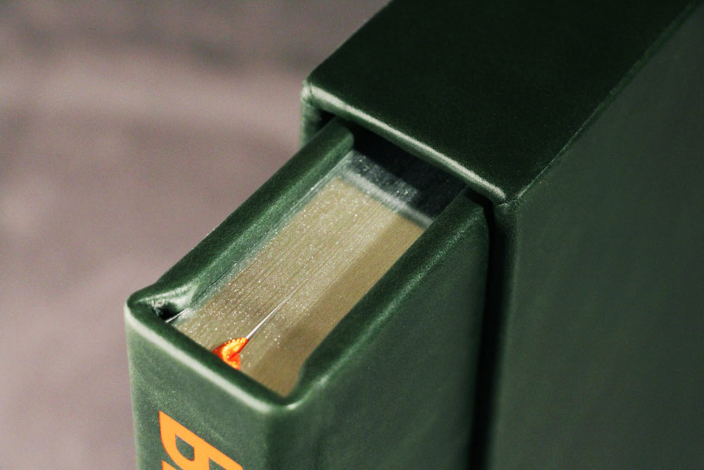 Binding detail on BRM Graham Hill Edition
