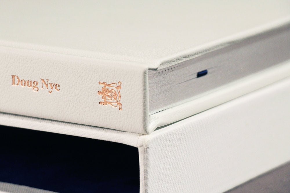 Detail of leather on the collector’s edition