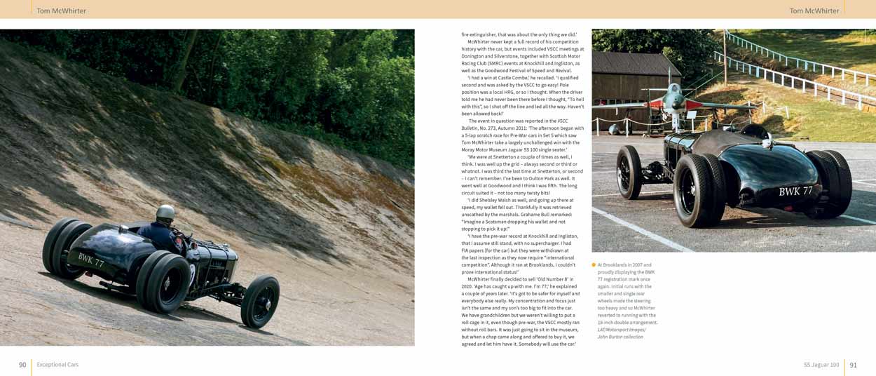 BWK 77 on display at Brooklands