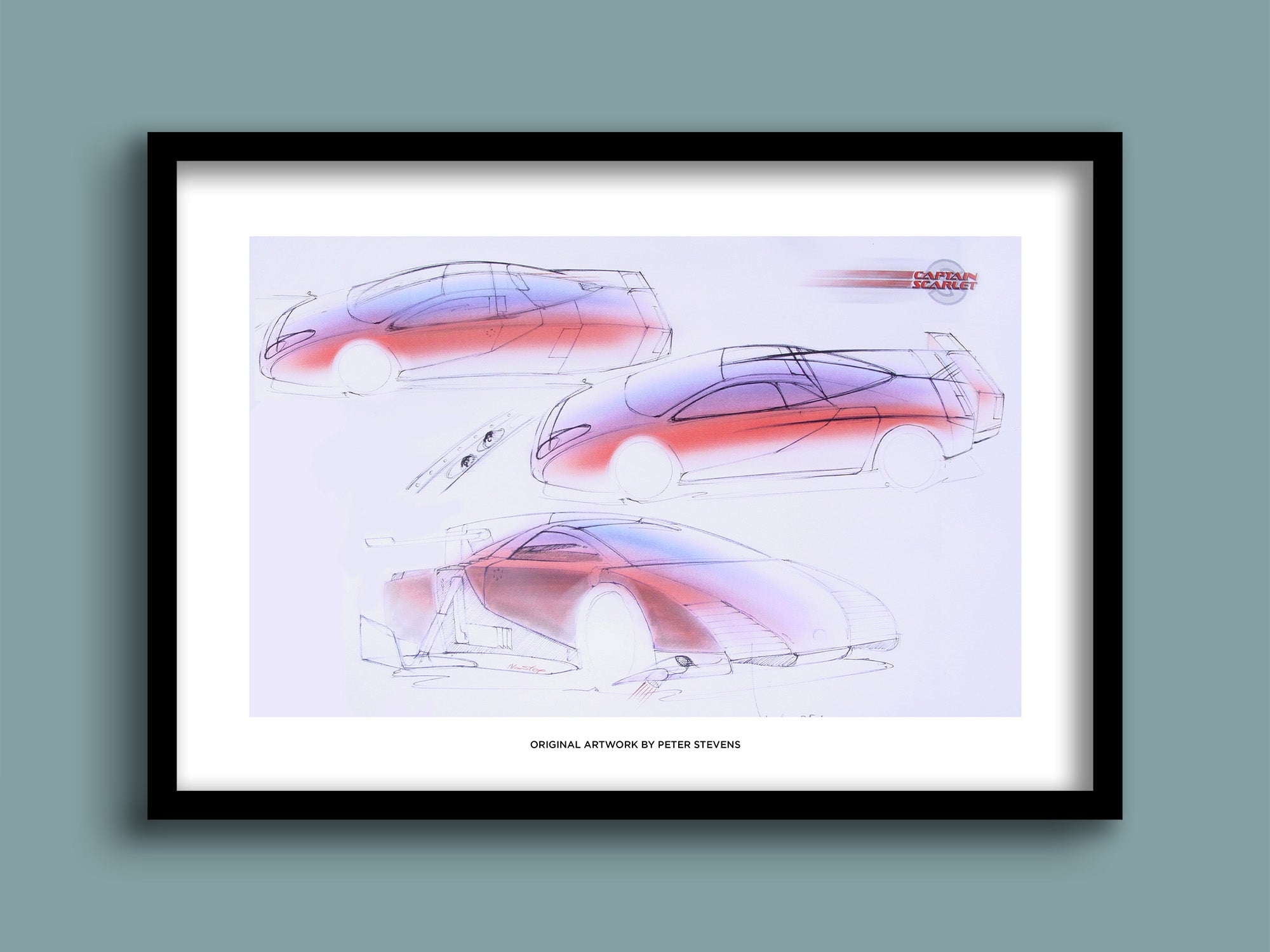 Captain Scarlet Concept Artwork Print