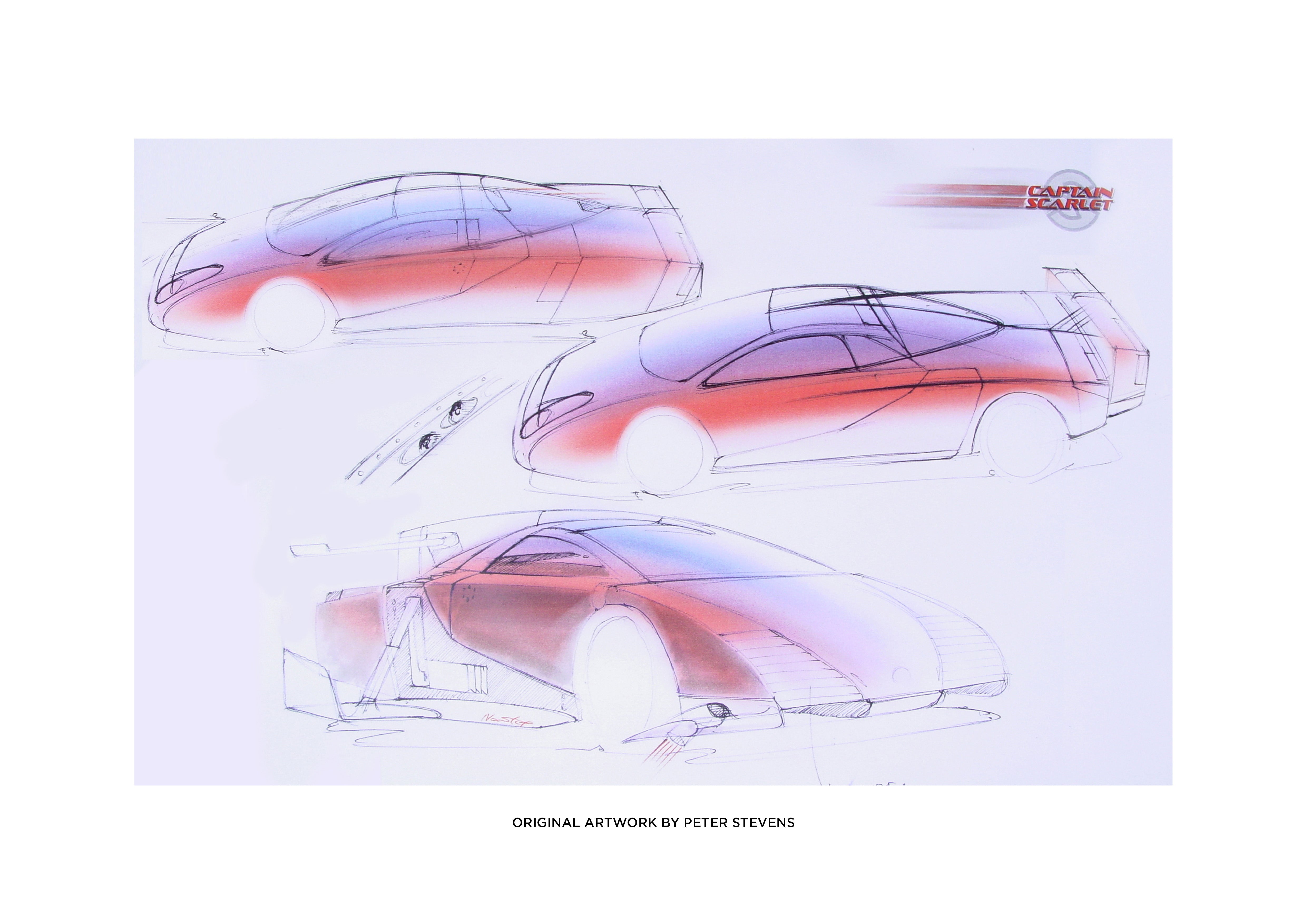 Captain Scarlet Concept Artwork Print