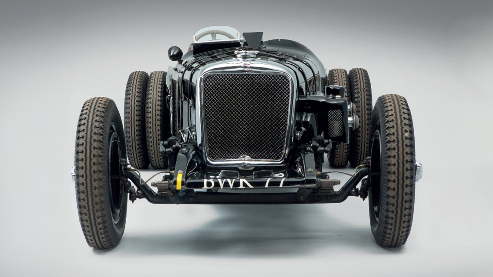 Jaguar SS 100 front studio shot