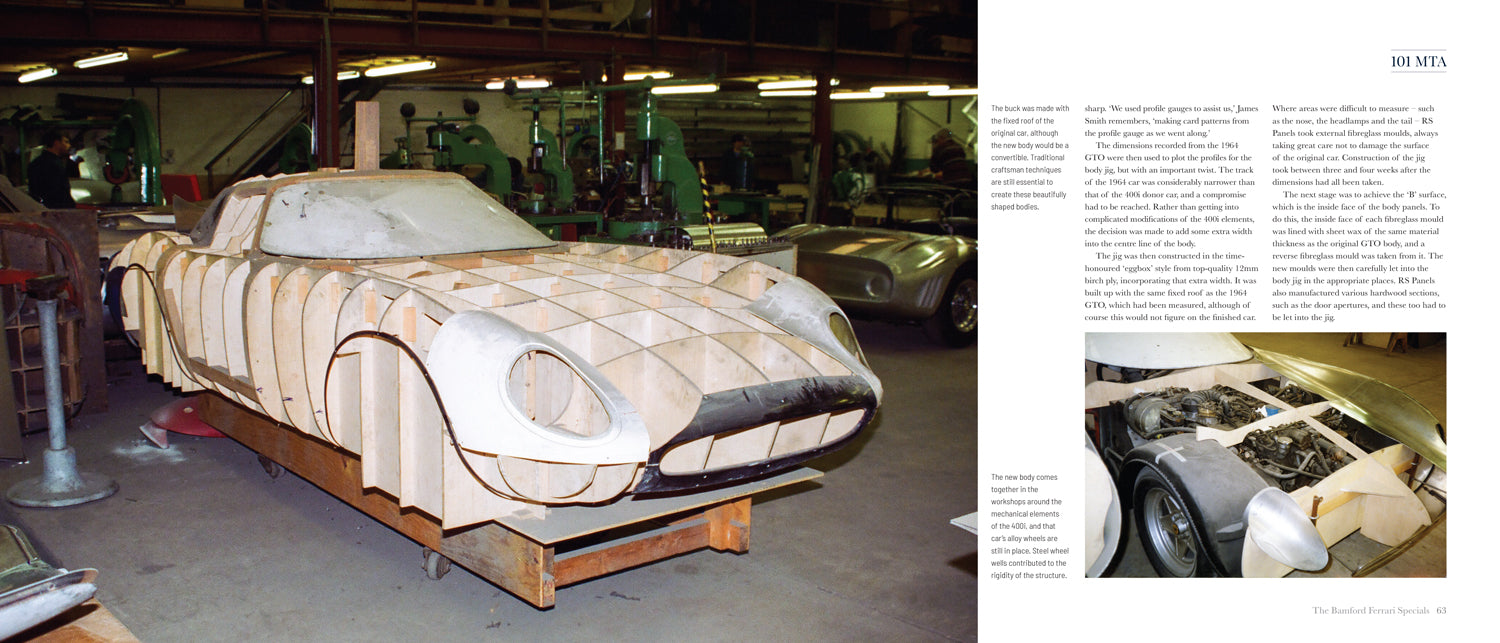 Ferrari plywood model