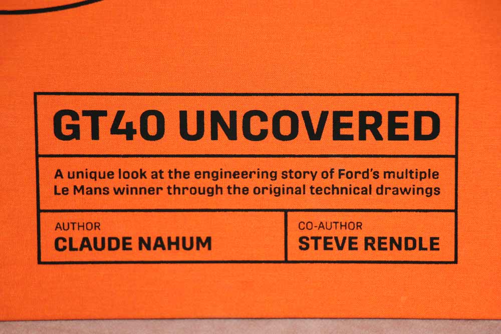 GT40 technical drawings book