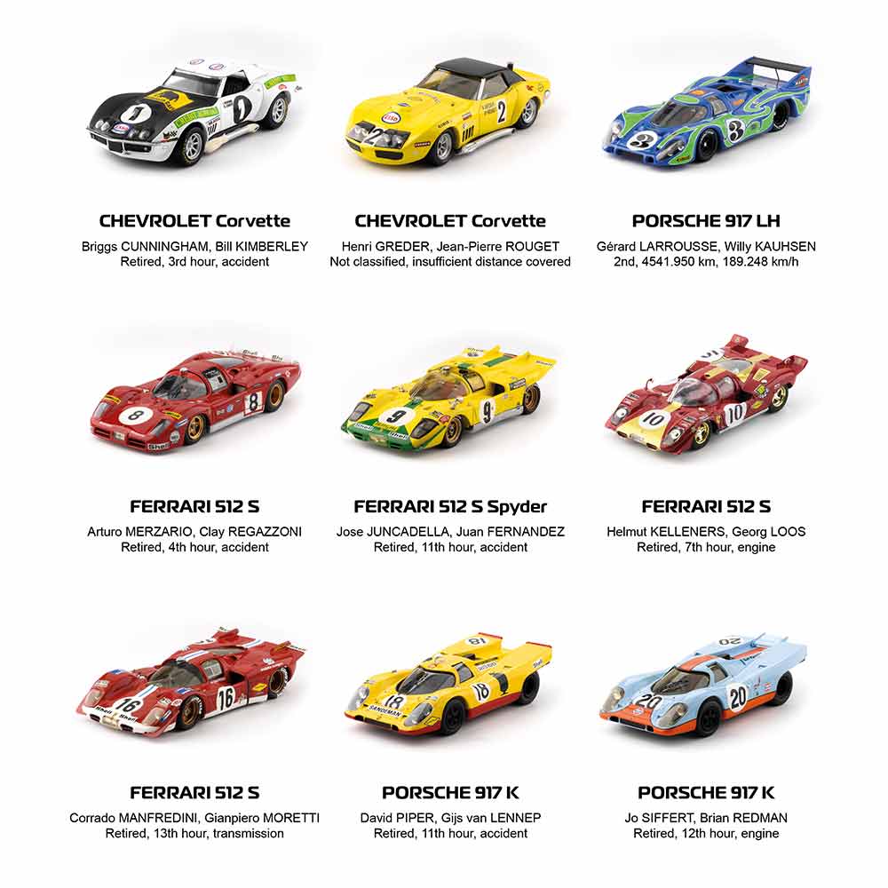 Le Mans Model Collection cars 1991