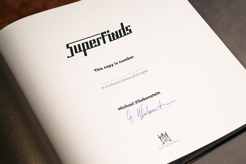 Michael Kliebenstein signature in Superfinds book