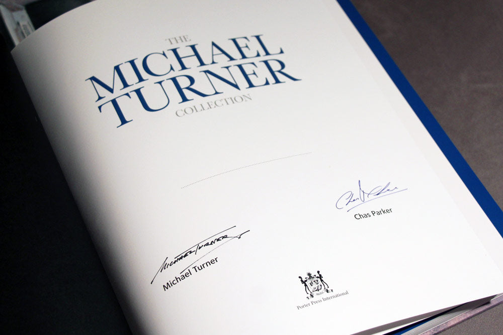 Michael Turner and Chas Parker signatures