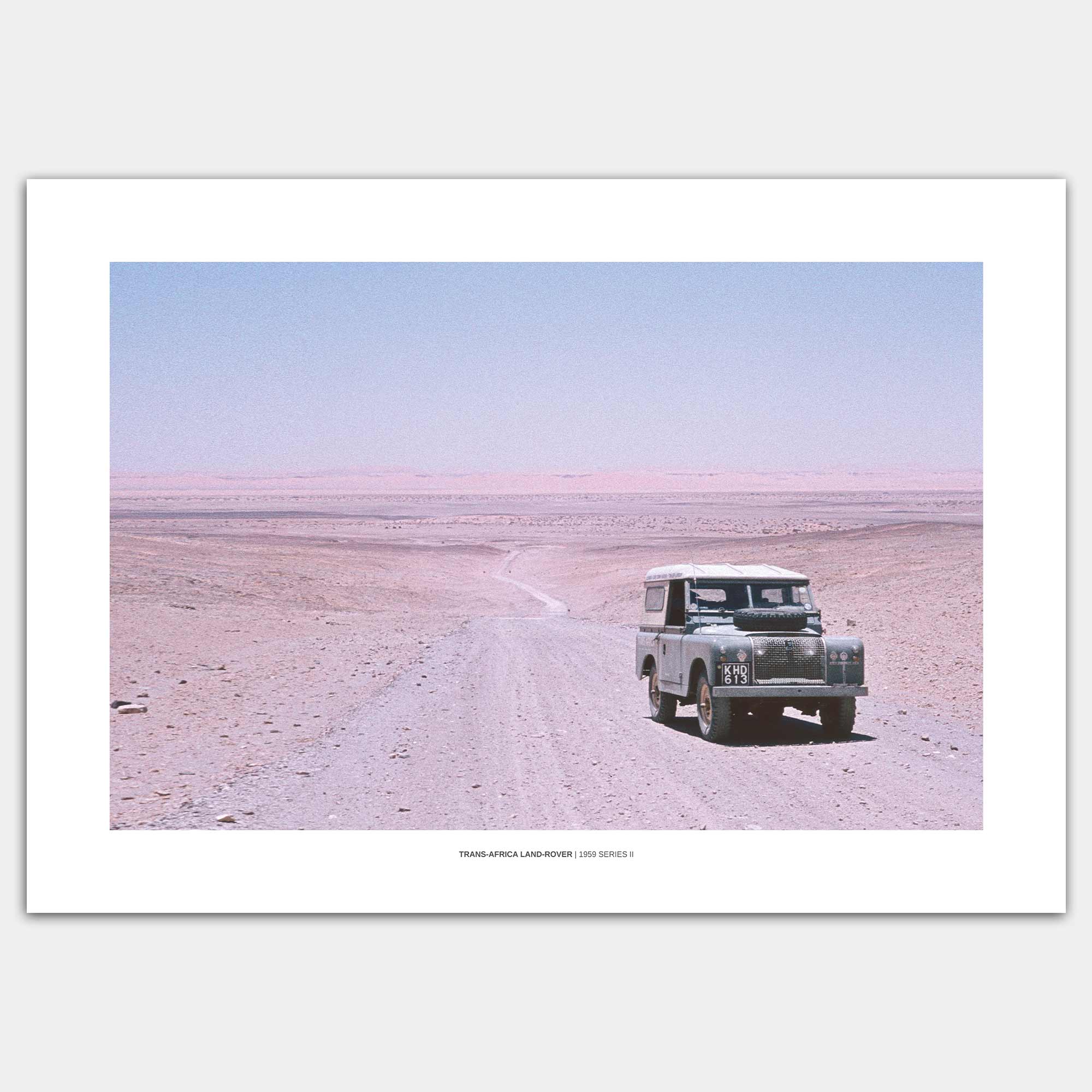 Philip Kohler's Land Rover African adventure print