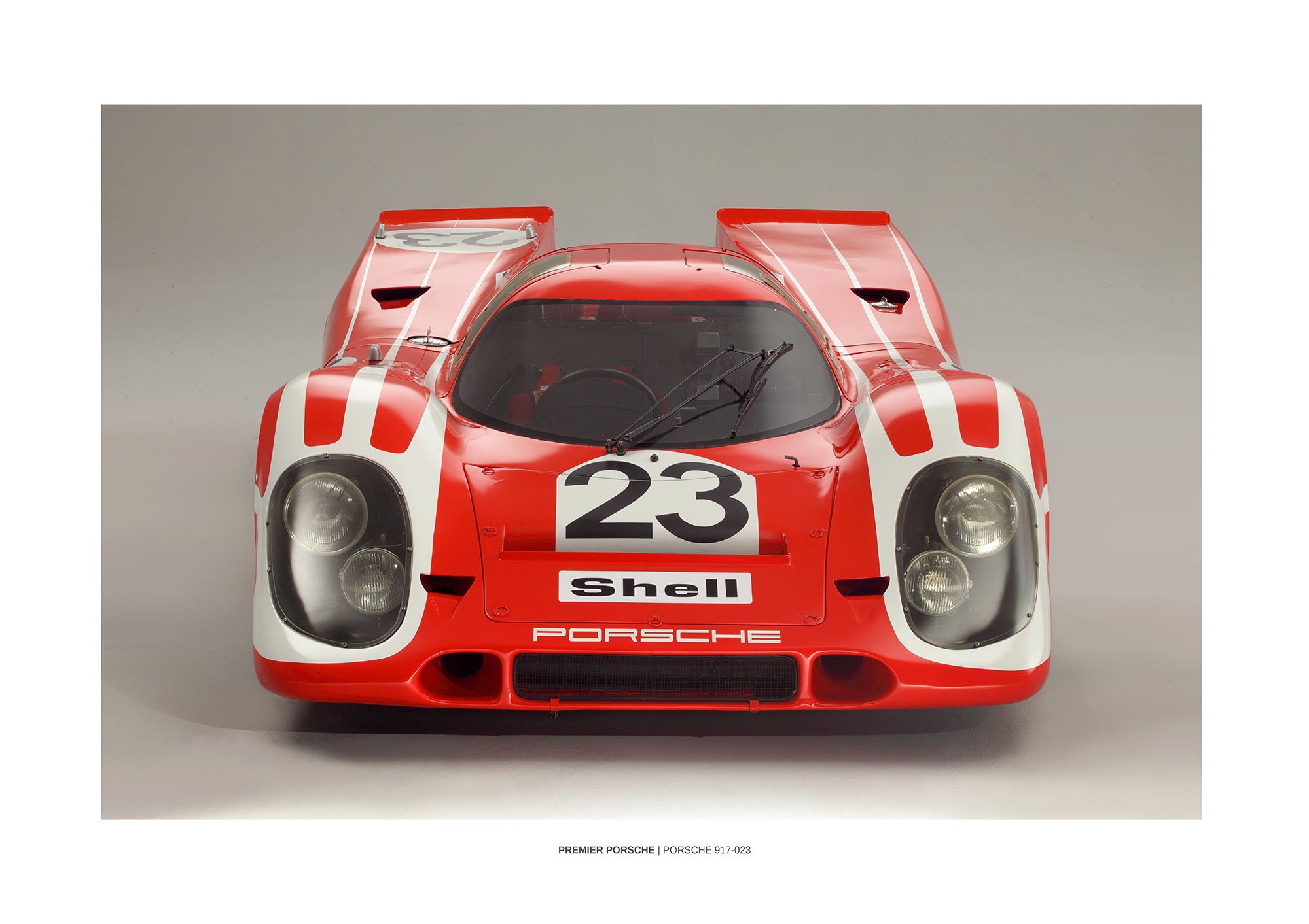 Porsche 917 023 front shot print