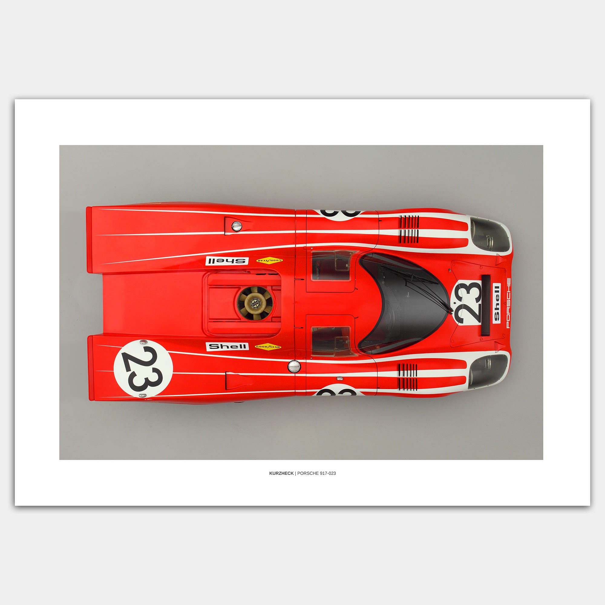 Porsche 917-23 Kurzheck print