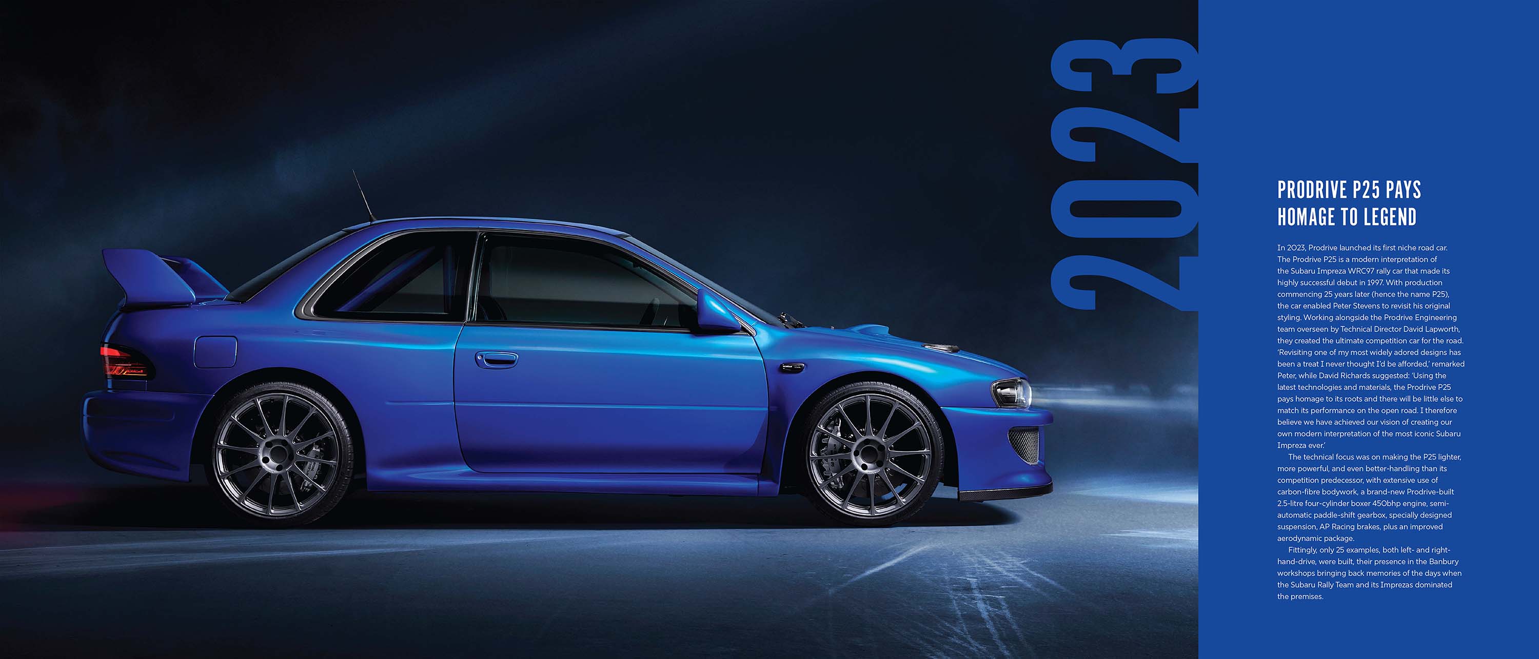 Prodrive P25 launch in 2023