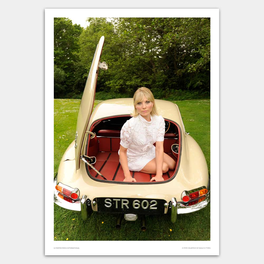 Jaguar E-type Series I 4.2 FHC fashion print