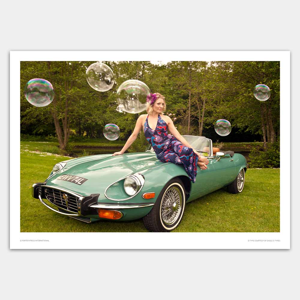 Series 3 V12 Jaguar E-type fashion print