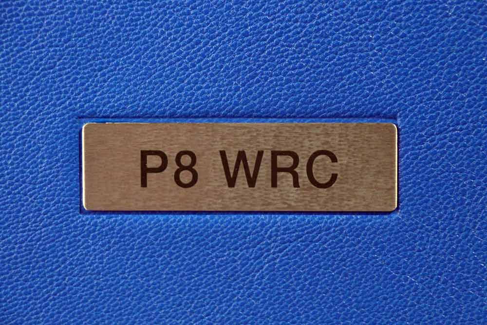 Subaru Impreza P8 WRC book chassis plate