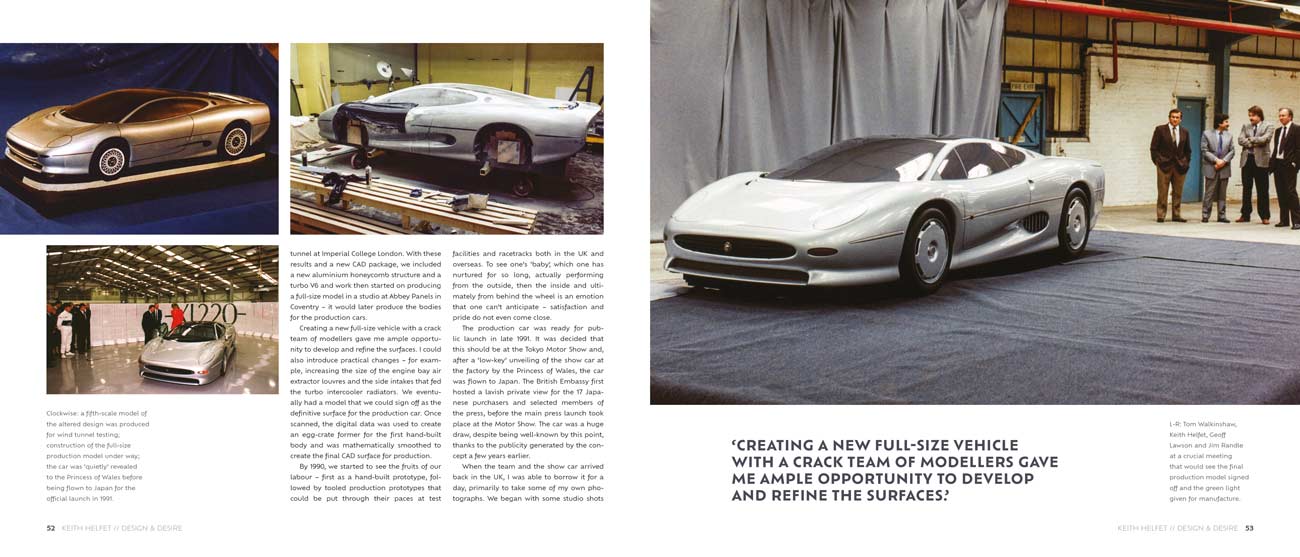 Team of modellers making a full-size vehicle