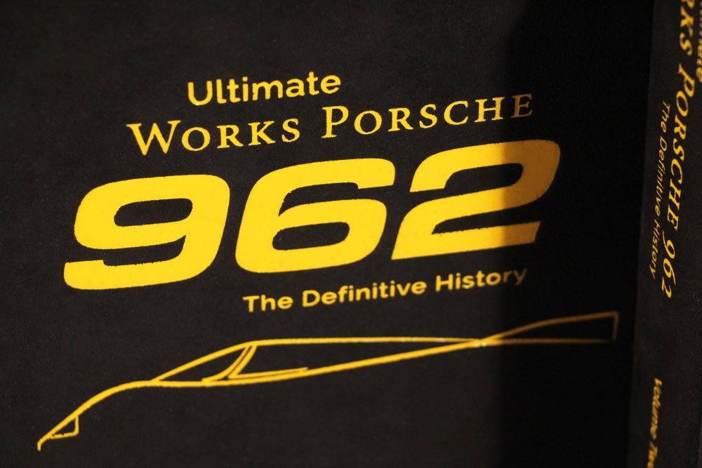 Works Porsche 962 alcantara book
