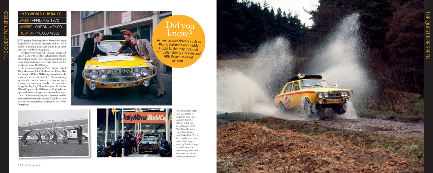 JCB 582 at 1970 World Cup Rally