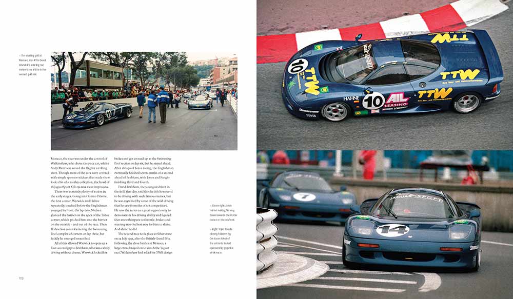 XJR-15 racing at Monaco