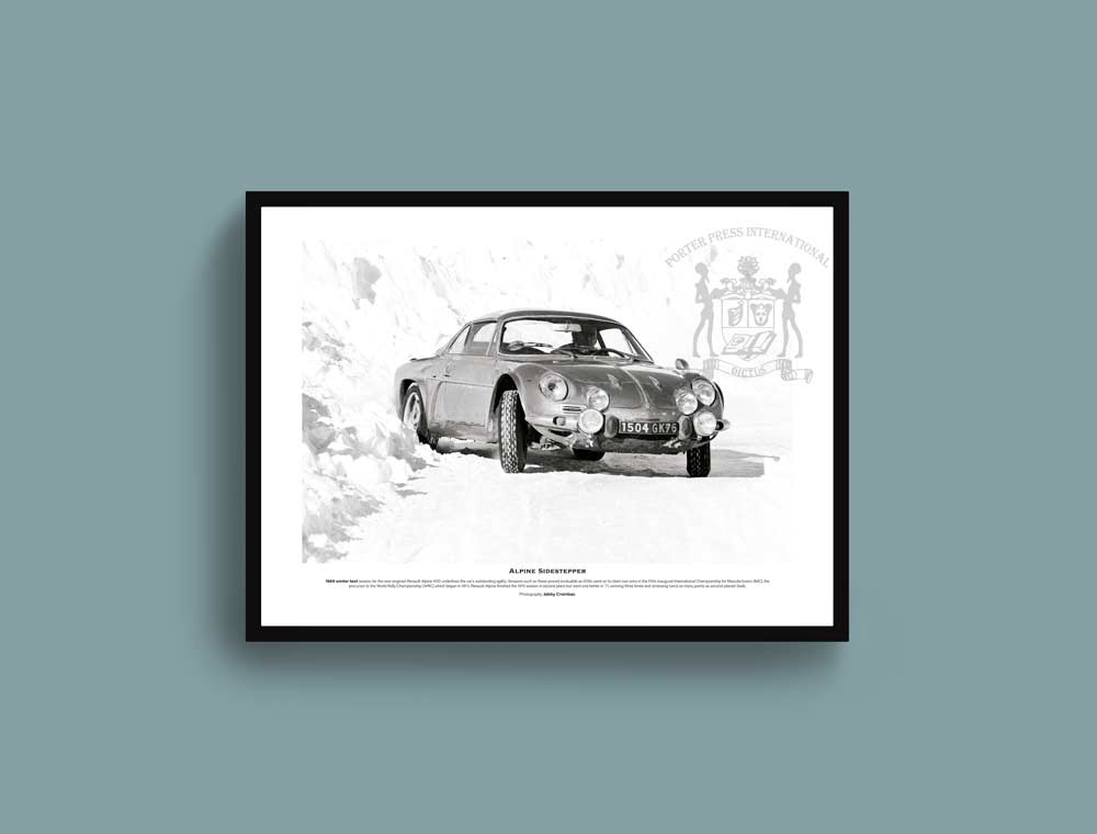 Print 1969 Renault Alpine A110