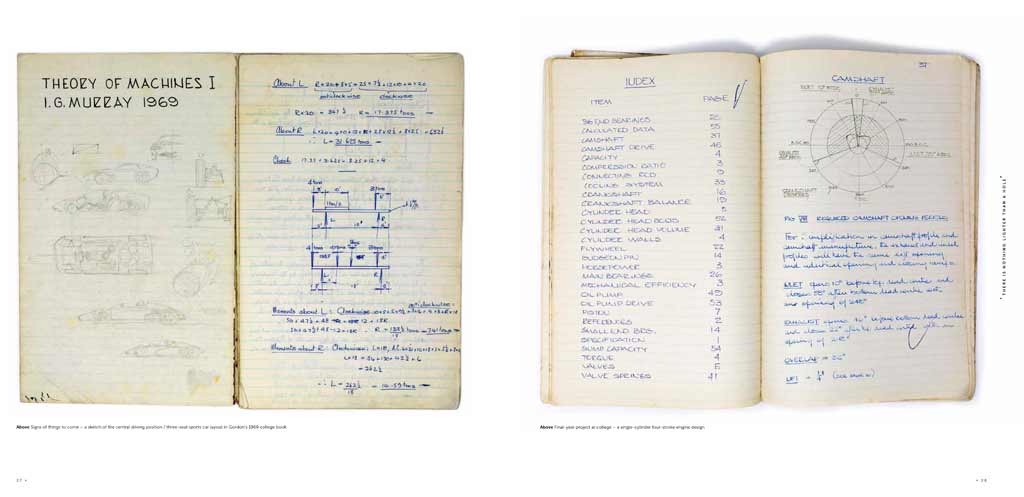 Theory of machines sketch of central driving position 1969