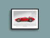 Legendary Maserati 250F race car