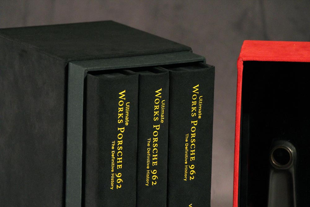 Special Edition bound in black alcantara