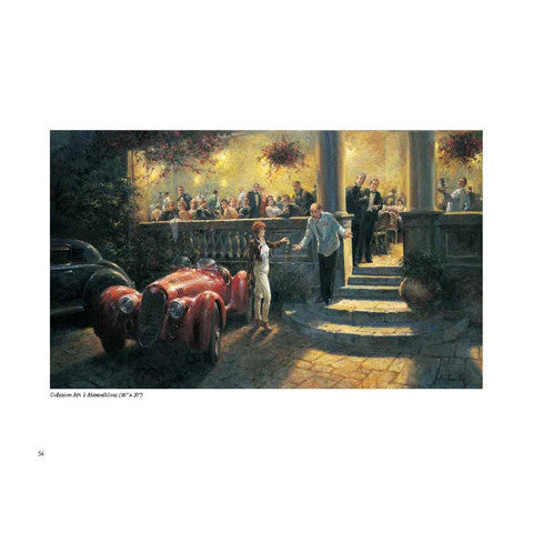 Alan Fearnley Automotive Artist book leatherbound edition