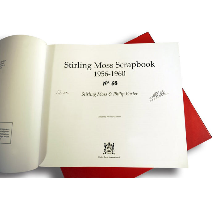 Stirling Moss Scrapbook 1956-1960 limited edition