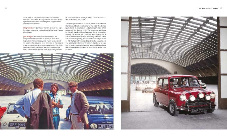 Mini coopers in the italian job movie