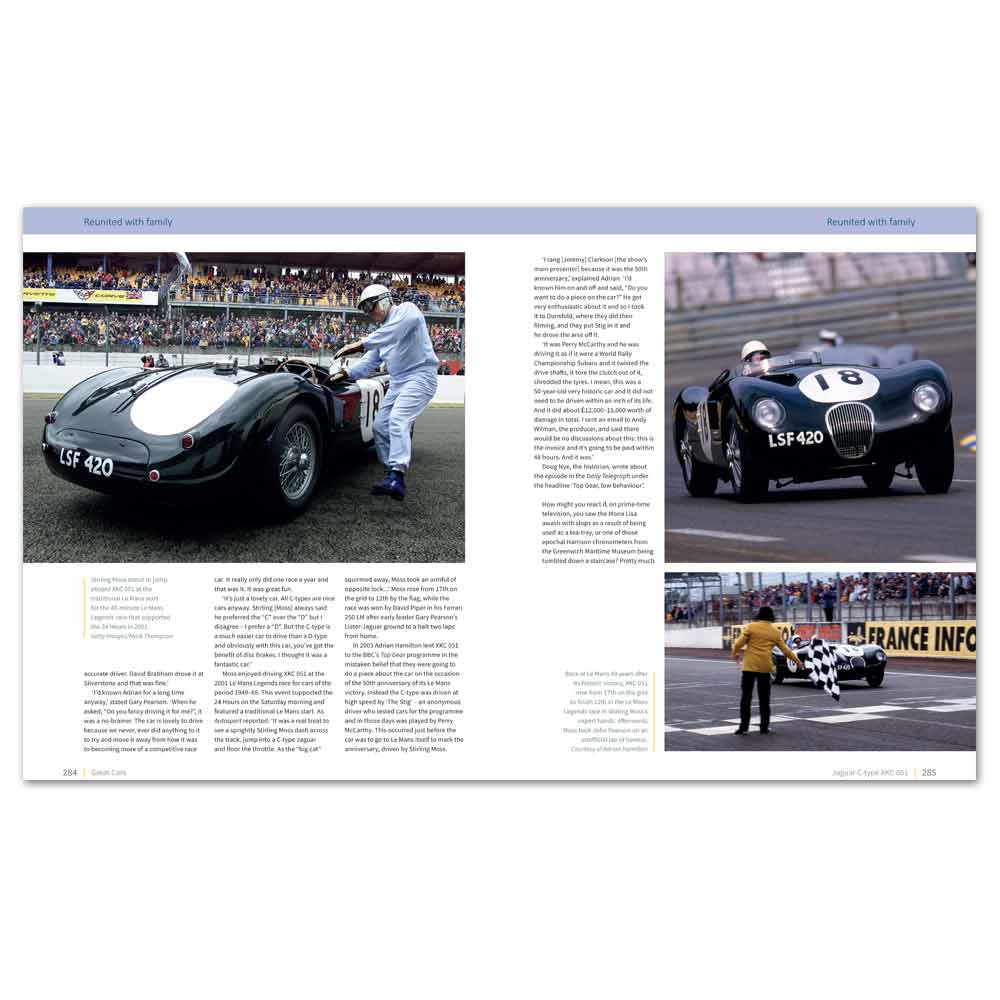 Stirling Moss Le Mans start in 2001