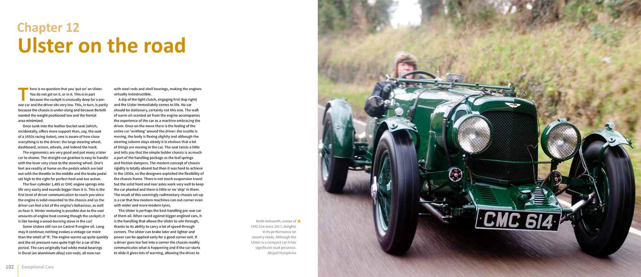 Aston Martin Ulster driving photos