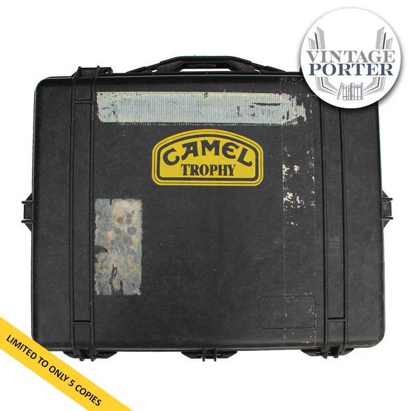 Peli case with Camel Trophy stickers on