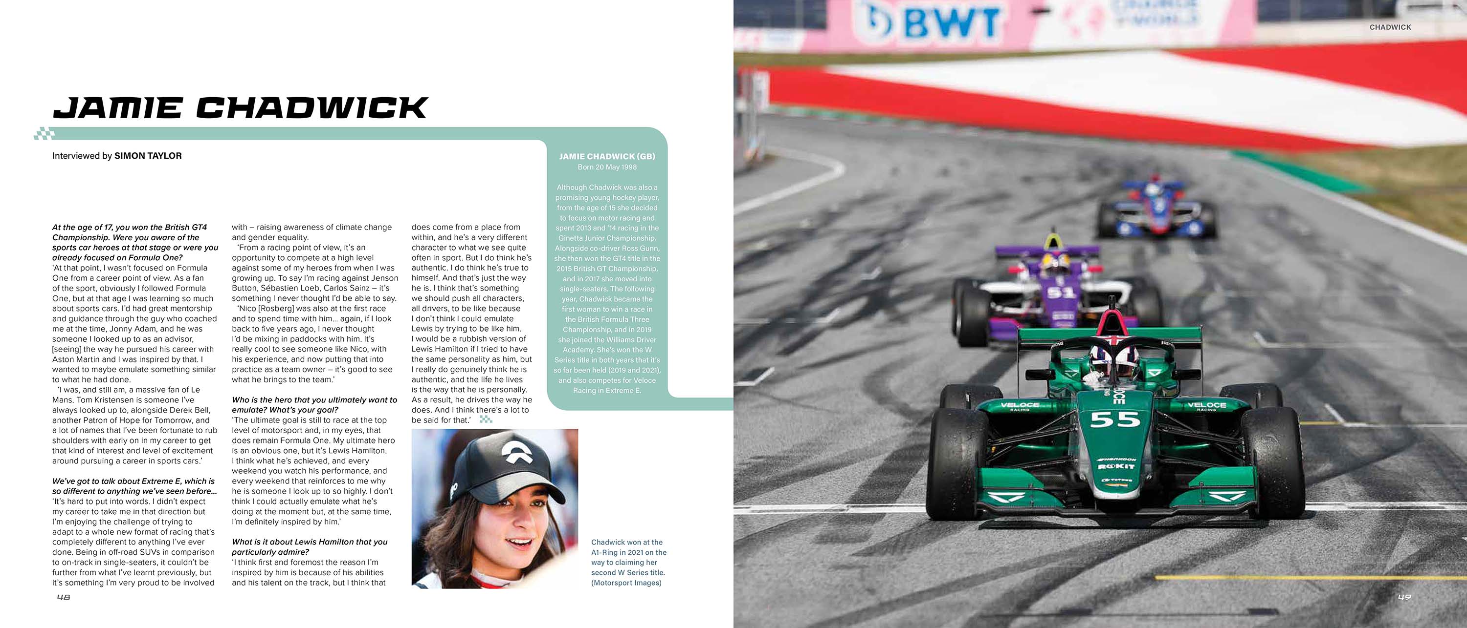 Jamie Chadwick and Simon Taylor interview