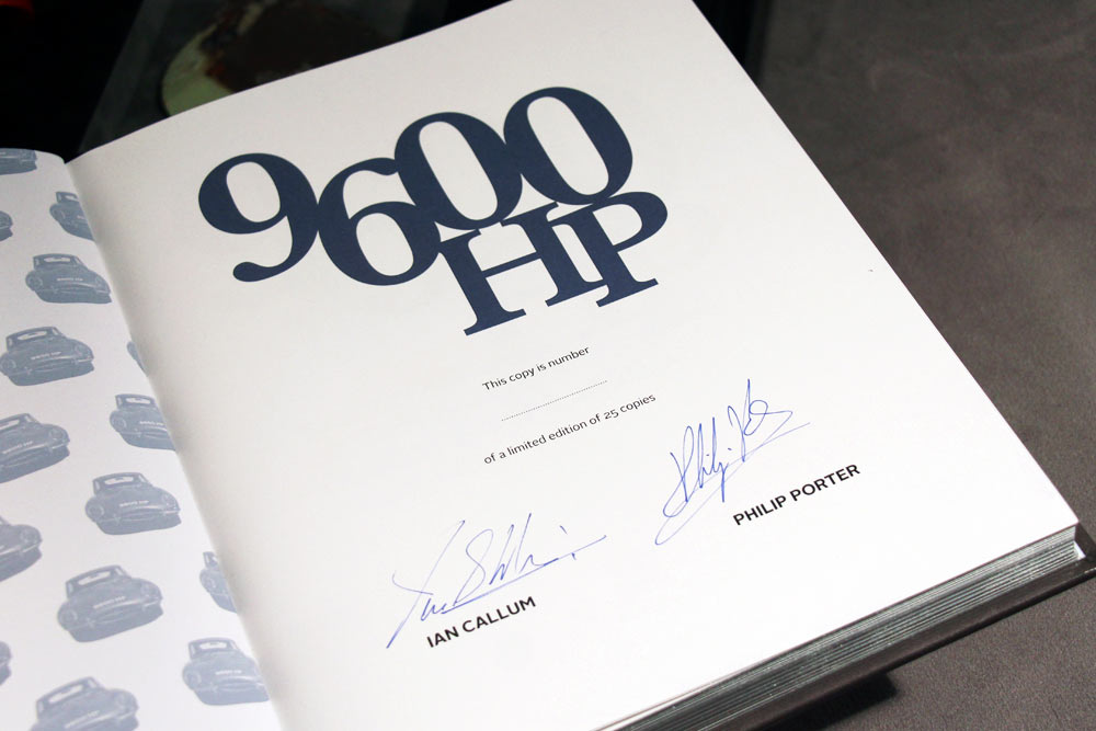 Ian Callum signature page