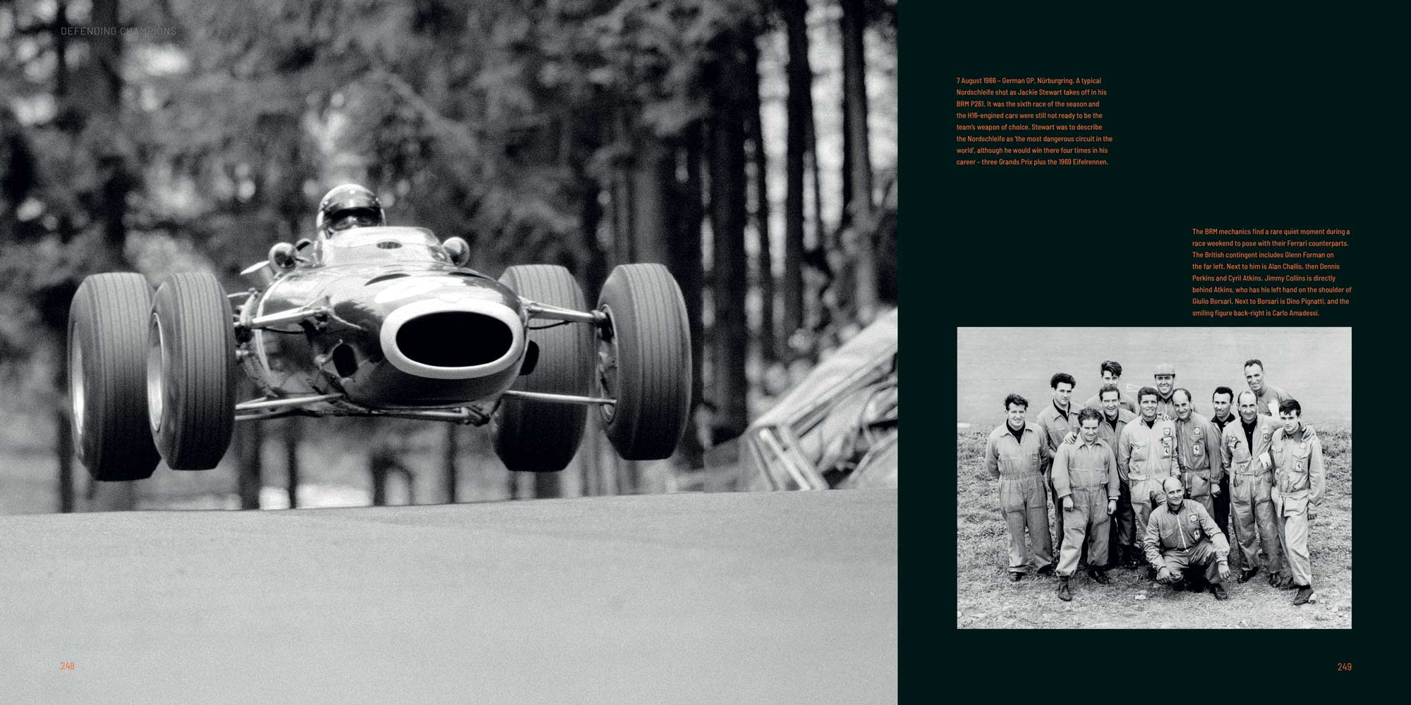 Jackie Stewart racing a BRM