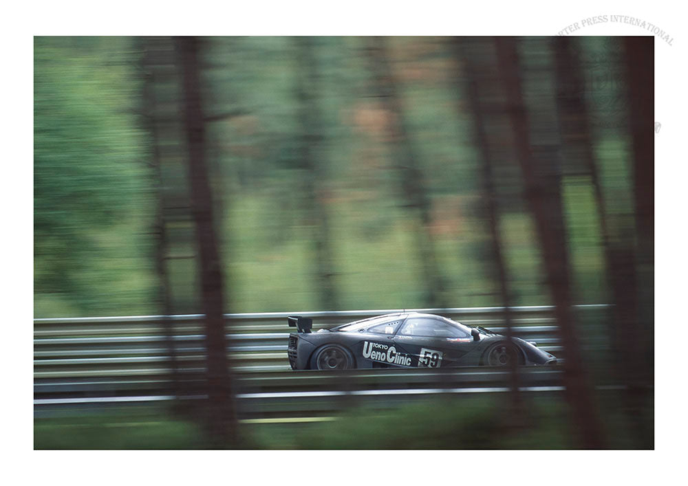 Large print of McLaren’s GTR development car, chassis #01R