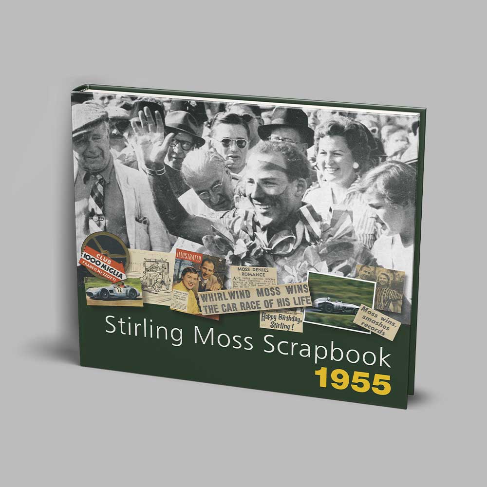 Stirling Moss races in 1955