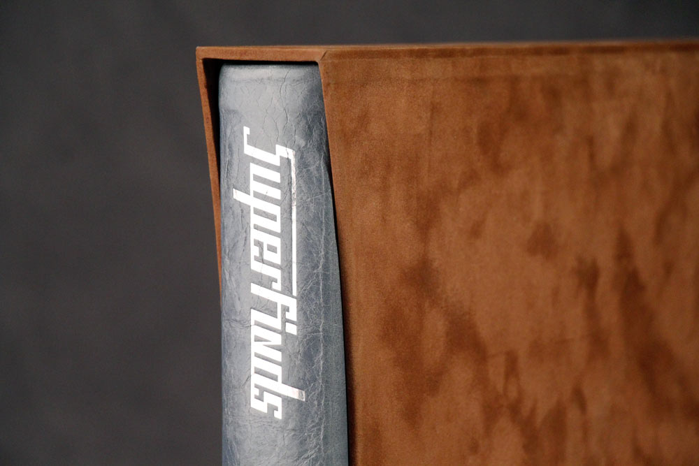 Hand-bound 3/4 binding